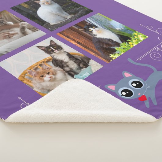 Ik steel harten aangepaste foto sherpa deken (3/4)