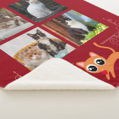 Ik steel harten aangepaste foto sherpa deken (3/4)