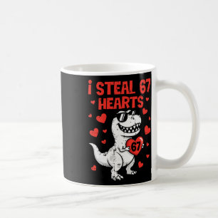 Ik steel harten Dino Boys Dinosaurus Valentijnskaa Koffiemok