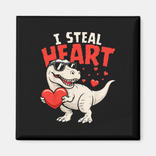Ik steel harten Dinosaurus Valentijnskaarten voor  Magneet