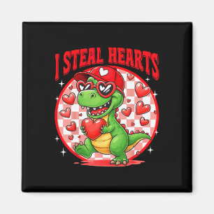 Ik steel harten T-rex Dino Door Jongen Valentijns  Magneet