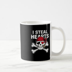 Ik steel harten Valentijnsdag Pirate Funny Valenti Koffiemok