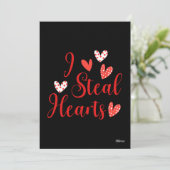 Ik steel Hartenvriendjes Feestdagenkaart (Staand voorkant)