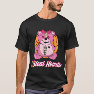 Ik steel Hearts Valentijnsdag Zombie Teddy T-shirt