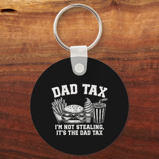 Ik steel niet, het is de pap belasting sleutelhanger (Voorkant)