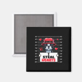 Ik steel Schattige Hearts Valentijnsdag Boston Ter Magneet (Voorkant / Achterkant)