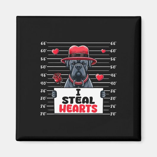 Ik steel Schattigee harten Valentijnsdag Cane Cors Magneet (Voorkant)