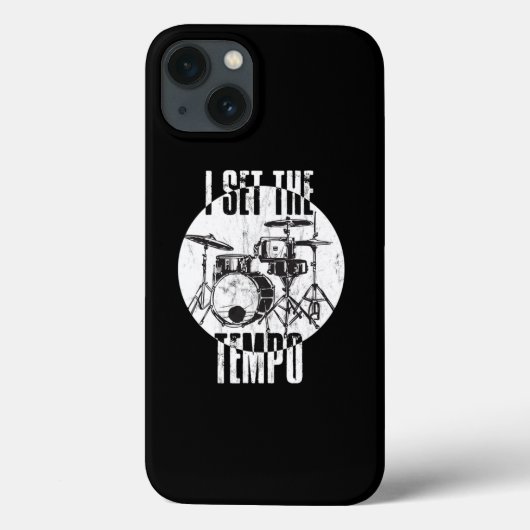 Ik stel de Tempo Unicorn Drummer in Case-Mate iPhone Case (Achterkant)