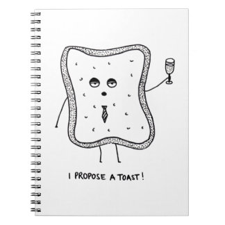 Ik stel een Toast voor Notitieboek