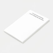 Ik stel het niet uit, Grappig, Geestig, Op maat Post-it® Notes (Schuin)