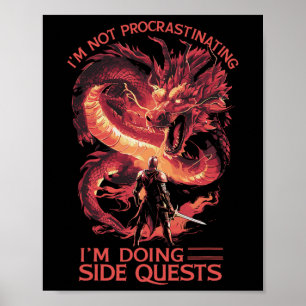 Ik stel het niet uit, ik doe zijmissies - Rp Poster