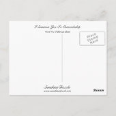 Ik stel je voor om samen te werken briefkaart (Achterkant)