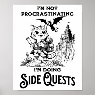 Ik stel niet uit, ik doe zijmissies Rpg  Poster