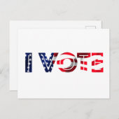 Ik stem briefkaart (Voorkant / Achterkant)