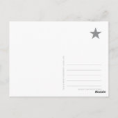 Ik stem Briefkaart - Roze (Achterkant)