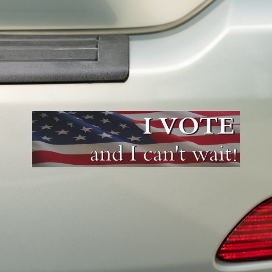 IK STEM BUMPERSTICKER (Op auto)