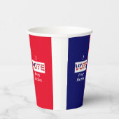 Ik stem elke verkiezing papieren bekers (Rechts)