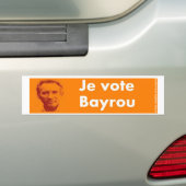 Ik stem in Bayrou Bumpersticker (Op auto)