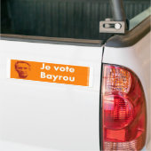 Ik stem in Bayrou Bumpersticker (Op Truck)