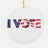 Ik stem keramisch ornament (Achterkant)