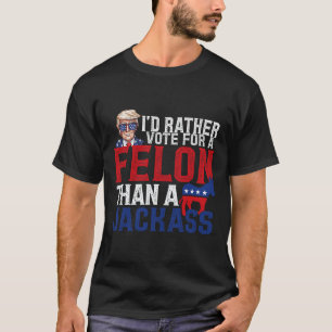 Ik stem liever op een misdadiger dan op een Jack T T-shirt