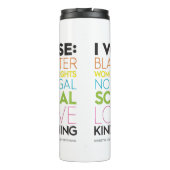 Ik stem omdat.. Kindheid is alles Thermosbeker (Achterkant)