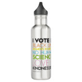 Ik stem omdat... Kindheid is alles Waterfles (Links)