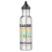 Ik stem omdat... Kindheid is alles Waterfles (Rechts)