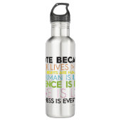 Ik stem omdat... Kindheid is alles Waterfles (Voorkant)