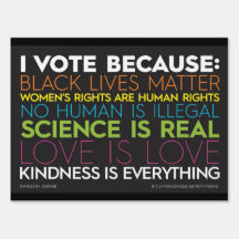 Ik stem omdat.. Kindness is alles-bij-het-teken
