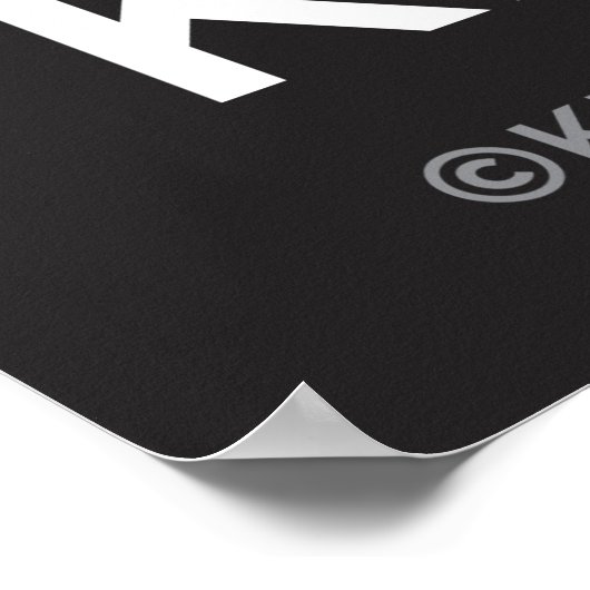 Ik stem omdat... Vriendelijkheid is alles teken Poster (Hoek)