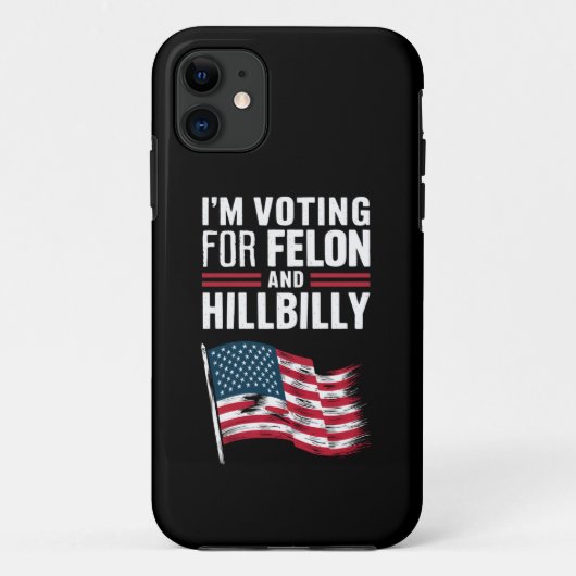 Ik Stem Op De Misdadiger & De Hillbilly 2024 Pro Case-Mate iPhone Case (Achterkant)