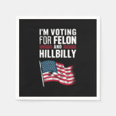 Ik Stem Op De Misdadiger & De Hillbilly 2024 Pro Servet (Voorkant)