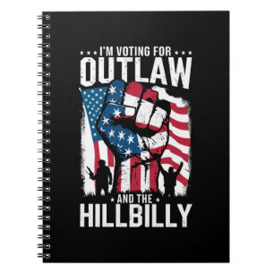 Ik Stem Op de Outlaw en de Hillbilly 2024 Notitieboek