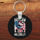 Ik Stem Op de Outlaw en de Hillbilly 2024 Sleutelhanger (Voorkant)