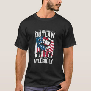 Ik Stem Op de Outlaw en de Hillbilly 2024 T-shirt