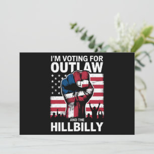 Ik Stem Op de Outlaw En de Hillbilly 2024 U Kaart