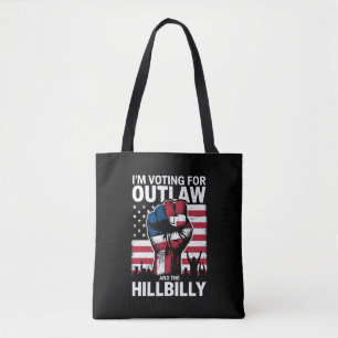 Ik Stem Op de Outlaw En de Hillbilly 2024 U Tote Bag