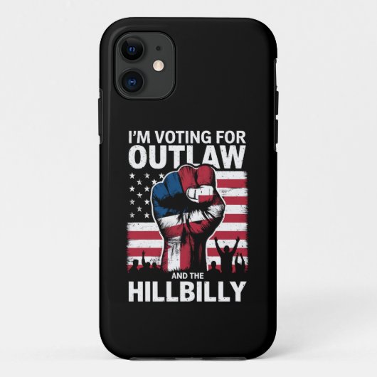 Ik Stem Op de Outlaw En The Hillbilly 2024 U Case-Mate iPhone Case (Achterkant)