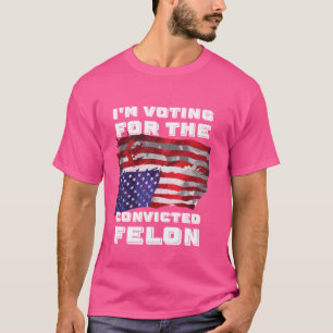 Ik Stem Op De Veroordeelde Misdadiger 2024 Onderst T-shirt
