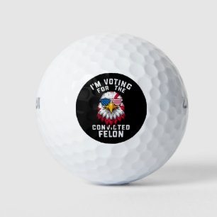 Ik stem op de veroordeelde misdadiger Funny Pro Tr Golfballen