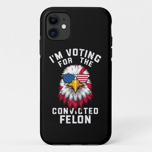 Ik Stem Op De Veroordeelde Misdadiger Grappig Pro  Case-Mate iPhone Case (Achterkant)