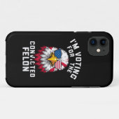 Ik Stem Op De Veroordeelde Misdadiger Grappig Pro  Case-Mate iPhone Case (Achterkant (horizontaal))