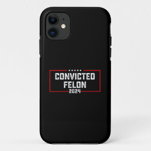Ik Stem Op De Veroordeelde Misdadiger Pro Trump 20 Case-Mate iPhone Case