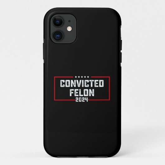 Ik Stem Op De Veroordeelde Misdadiger Pro Trump 20 Case-Mate iPhone Case (Achterkant)