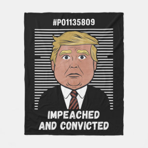 Ik Stem Op De Veroordeelde Misdadiger Pro Trump 20 Fleece Deken