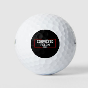 Ik Stem Op De Veroordeelde Misdadiger Pro Trump 20 Golfballen