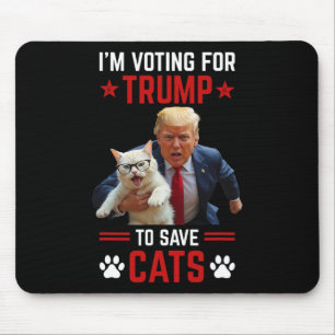 Ik Stem Op Trump Om Katten Te Redden Trump 2024 Ki Muismat