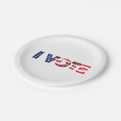 Ik stem papieren bordje (Gekanteld)