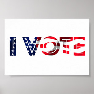 Ik stem poster